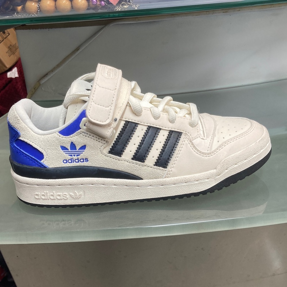 Adidas Kids' Cream and Black Sneakers